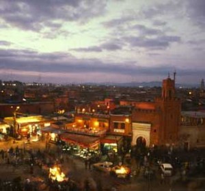 A souk at Night