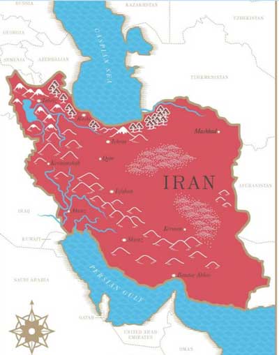 Map of Iran