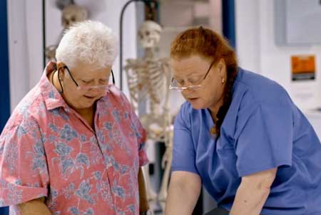 VAl McDermid and Susan Black