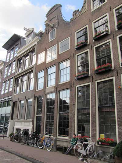 6 Westermarkt, Amsterdam. The house where Descartes lodged in 1634 (c) Guinevere Glasfurd