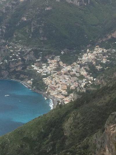 The Path of The Gods above Positano (c) Maeve Haran