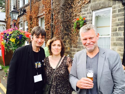 An author sandwich  - Ian Rankin and Arne Dahl 