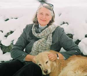 Louise Penny and the cutest dog ever! (c) Louise Penny 