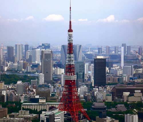 Tokyo and Tokyo tower (c) James Buckler