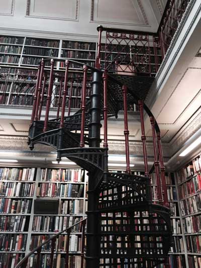 The Alice in Wonderland staircase! (c) TheBookTrail 