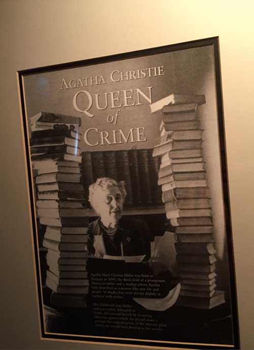 Agatha Christie at Old Swan Harrogate (c) TheBookTrail