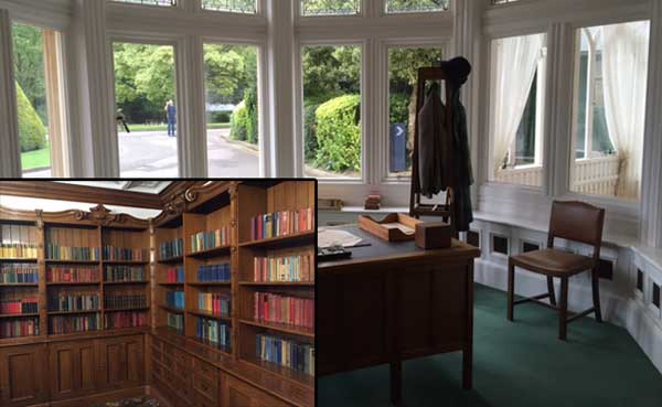 The main house/library at Bletchley Park (c) The BookTrail