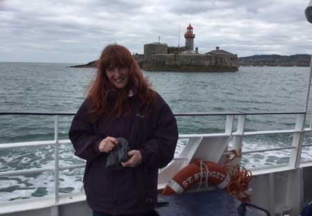 Dublin Bay - Blogger on location (c) Margaret Madden