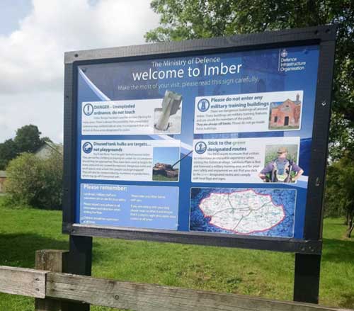 Are you ready to enter Imber? (c) The Travelling Reader