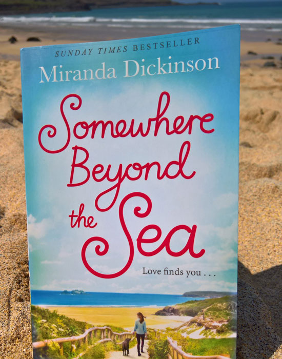The Book on Porthmeor Beach ©Miranda-Dickinson