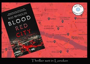 Blood red thriller set in London by Rod Reynolds