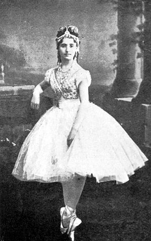 Giuseppina Bozzacchi as Swanhilda in the Saint-Léon/Delibes Coppélia. Paris, 1870 (c) Wikipedia
