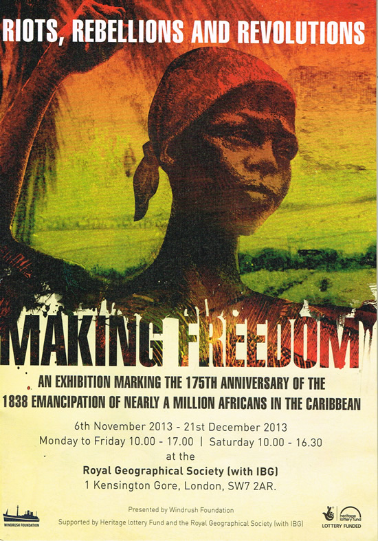 making freedom poster