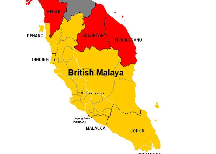 malaya map