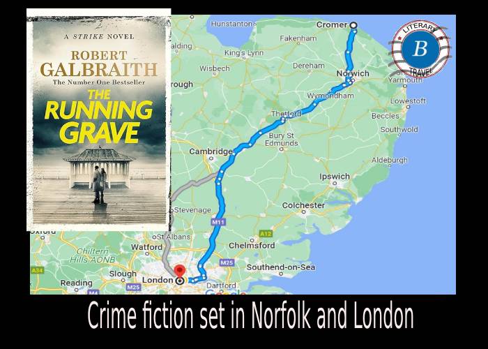 The Running Grave set in London/Cromer - Robert Galbraith