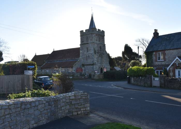 Brighstone church (c) Mary Grand