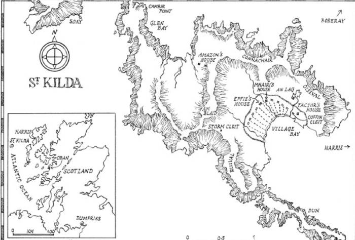 St Kilda map from the book
