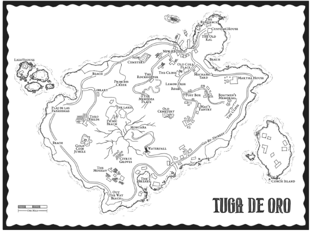 Map from the book
