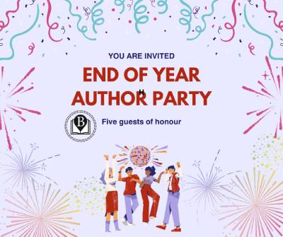 end of year author party